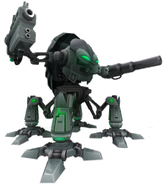 Le robot dans lequel ils combattent