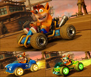 Nitro Fueled Crique Crash personnalisation