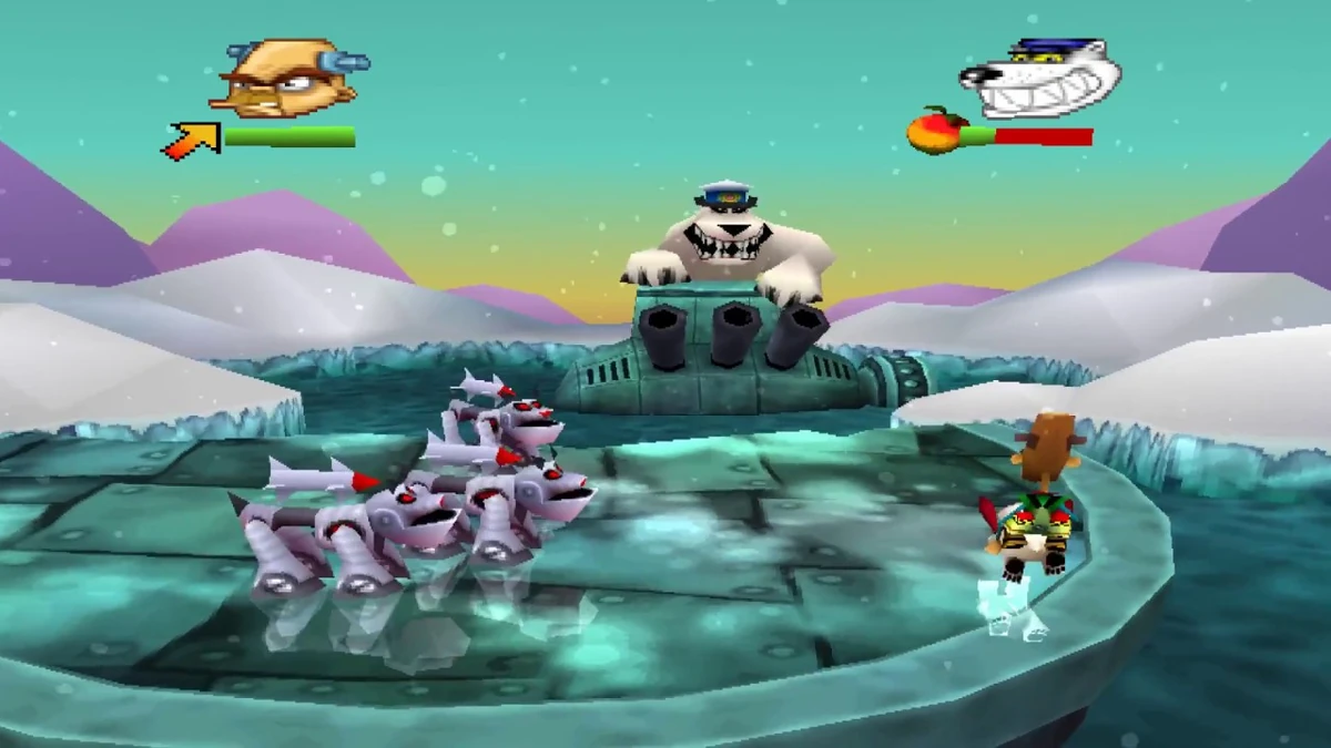 Bearminator (boss) Wiki Crash Bandicoot Fandom