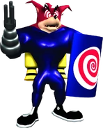 Hypnotisé par N.Trance dans Crash Bandicoot 2 : N-Tranced