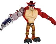 Contrôlé par le Rayon NV dans Crash Génération Mutant