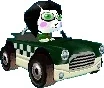 Dans son kart dans Crash Bandicoot Nitro Kart 3D