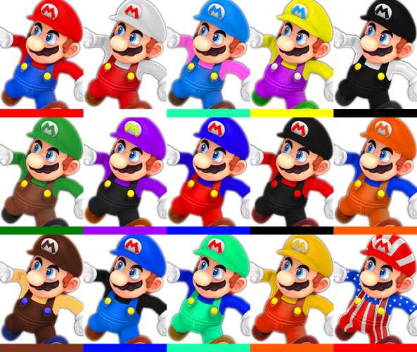 Super Mario Bros Characters 001 – QuizNightHQ