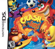 Crash en la carátula NTSC-U/PAL de Crash Boom Bang!