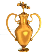 Un trofeo en Crash Team Racing Nitro Fueled.