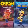 Crash en un anuncio de la demo del juego