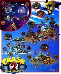 Crash 2 kartta