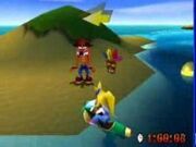 Fake Crash en una isla