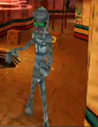 Un Lab. Assistant mummia in Crash Bandicoot 3