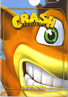 Crash en el reverso de las cartas de coleccionista incluidas en una edición limitada de Crash Bandicoot Fusion en Europa