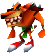 Tiny Tiger en Crash Bash