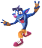 Render promocional de Crash Hiena Azul