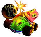 N. Trance in his kart