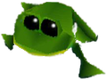 A frog in Crash Bandicoot: Warped