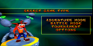 Game Mode screen