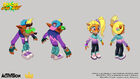 Concept art of Crash and Coco's Party skins