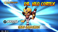 Cortex's unlock screen.