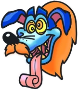 Ripper Roo's boss icon from Crash Bandicoot N. Sane Trilogy.