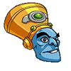 N. Tropy's portrait sticker from Crash Team Racing Nitro-Fueled