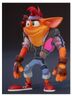 Concept art of a unnamed Crash skin.