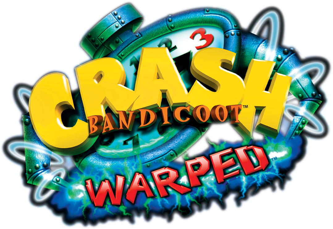 Crash logo. Crash Bandicoot: Warped logo. Crash Bandicoot 3 Warped. Бандикут логотип. Crash Bandicoot 3 Warped logo.