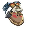 Papu Papu's portrait sticker from CTRNF
