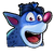 Crash's Blue Hyena icon