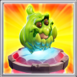 A slime monster in the icon of the "In the Nick of Slime" trophy for Rumble.