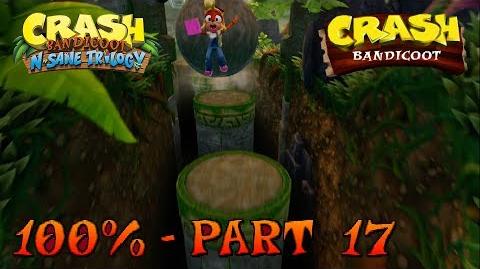 Crash Bandicoot - N. Sane Trilogy - 100% Walkthrough, Part 17 Boulder Dash-0