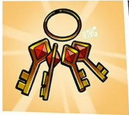 Keys as seen in the Crash Team Racing Nitro-Fueled Digital Comic