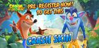 An ad for Crash's Blue Hyena skin.