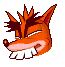 Fake Crash's angry emote