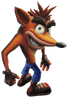 Crash's artwork for the Crash Bandicoot 2: Cortex Strikes Back box art recreation