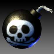 Promotional render of a bowling bomb for CTR