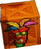 An Aku Aku Crate from Crash Bandicoot