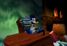 Ripper Roo noticing Crash in the intro cutscene to his boss fight in Crash Bandicoot 2
