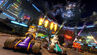 Pura, Polar, Cortex and Coco racing in Tiny Arena