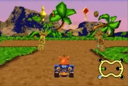 Terra in the Game Boy Advance version of Crash Nitro Kart