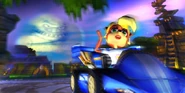 Terra's loading screen in the NTSC-U version of Crash Nitro Kart