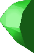 A green gem shard