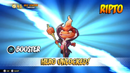 Ripto's unlock screen.