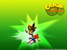 A promo image featuring Crash getting spanked by Cortex