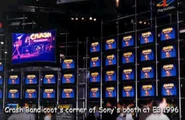 Crash's display at E3 1996