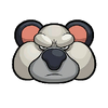 Koala Kong's portrait sticker from CTRNF