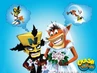 A promo image featuring Crash marrying Cortex