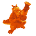 Rumble warning shot emote