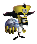 Cortex in "Crash Bandicoot: The Huge Adventure/XS"