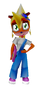 Coco in Warped (warp room)