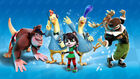 Yaya alongside the other racers introduced in the Winter Festival Grand Prix; Rilla Roo, Chick, Stew and Hasty