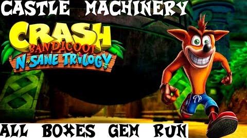 Castle Machinery- All Boxes Gem Run - Crash Bandicoot 1 N